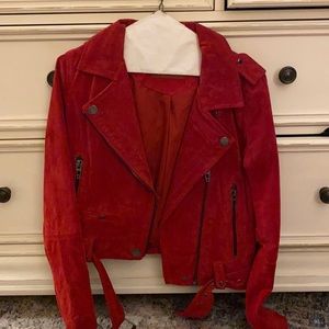 BlankNYC suede moto jacket